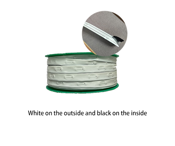 Customize Black White Sliver Drip Tape with Flat Emitter